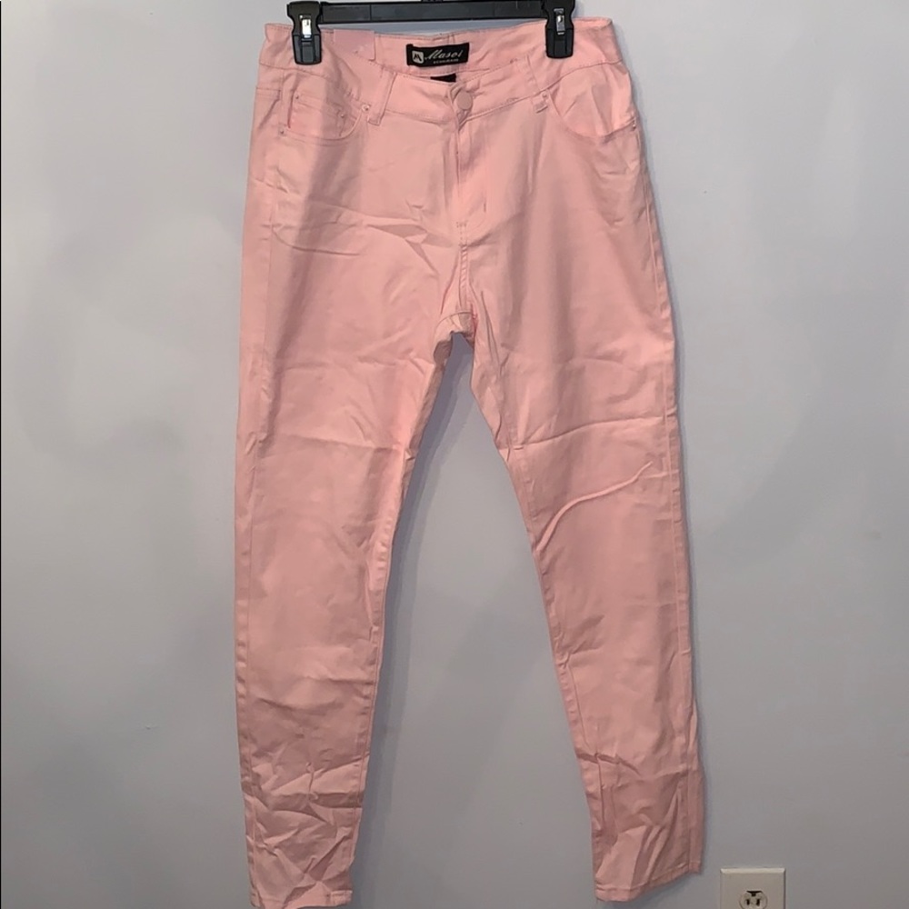 Pink jeans